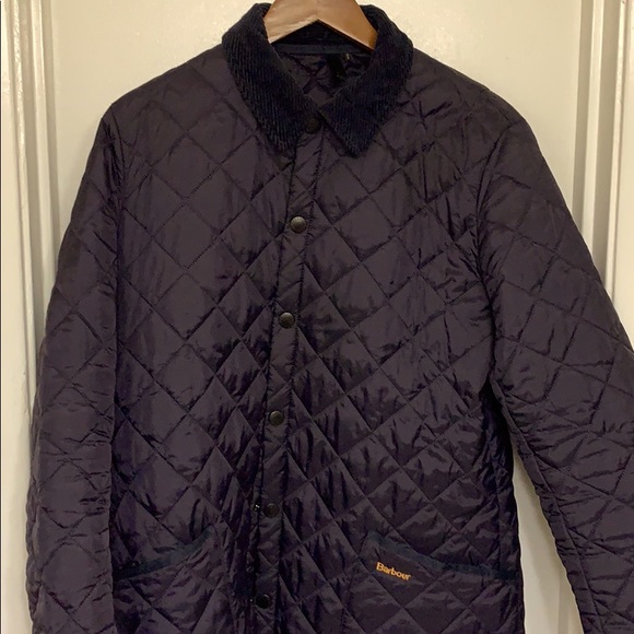 Barbour quilted jacket with corduroy collar - Picture 1 of 1